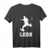 Kinder Fußball T-Shirt mit Vereinsnamen Leon – Personalisierte Geschenkidee für fußballbegeisterte Jungen