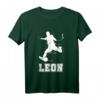 Kinder Fußball T-Shirt mit Vereinsnamen Leon – Personalisierte Geschenkidee für fußballbegeisterte Jungen