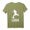 Kinder Fußball T-Shirt mit Vereinsnamen Leon – Personalisierte Geschenkidee für fußballbegeisterte Jungen