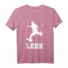 Kinder Fußball T-Shirt mit Vereinsnamen Leon – Personalisierte Geschenkidee für fußballbegeisterte Jungen