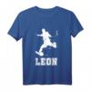 Kinder Fußball T-Shirt mit Vereinsnamen Leon – Personalisierte Geschenkidee für fußballbegeisterte Jungen