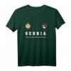 Serbien Fußballtrikot mit Flagge - Belgrad Souvenir, Nationalstolz & Geschenk für Fußballfans