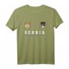 Serbien Fußballtrikot mit Flagge - Belgrad Souvenir, Nationalstolz & Geschenk für Fußballfans
