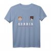 Serbien Fußballtrikot mit Flagge - Belgrad Souvenir, Nationalstolz & Geschenk für Fußballfans