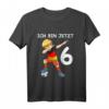 Kinder 6. Geburtstag Fußball Deutschland - Süßes Jungen T-Shirt für den sechsten Geburtstag, Kinder, Kindergarten & Schule