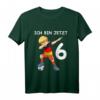 Kinder 6. Geburtstag Fußball Deutschland - Süßes Jungen T-Shirt für den sechsten Geburtstag, Kinder, Kindergarten & Schule