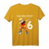 Kinder 6. Geburtstag Fußball Deutschland - Süßes Jungen T-Shirt für den sechsten Geburtstag, Kinder, Kindergarten & Schule