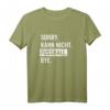 Sorry Kann Nicht Fussball Bye Spruch T-Shirt - Lustige Fußball Fan Kleidung für Damen, Herren & Kinder