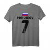 Pohujkov Blyat Russia Lustiges Fußball Trikot mit Flagge – Humorvolles Fan-Shirt für russische Fußball-, Eishockey- & Handballfans