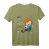 Kinder Einschulung T-Shirt für Jungen – Lustiges Fußball Schulkind Geschenk für den ersten Schultag & Schulanfang Outfit