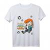 Kinder Einschulung T-Shirt für Jungen – Lustiges Fußball Schulkind Geschenk für den ersten Schultag & Schulanfang Outfit