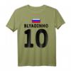 Blyadinho Russland Lustiges Fußball Trikot mit Flagge - Witziges T-Shirt für russische Fans, Fußballspieler und Humorliebhaber