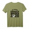 Kinder Ich werde Großer Bruder 2020 - Fußball Fan Geschenk T-Shirt für kleine Jungs, Babyshower, Weihnachten & Geburtstage