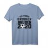Kinder Ich werde Großer Bruder 2020 - Fußball Fan Geschenk T-Shirt für kleine Jungs, Babyshower, Weihnachten & Geburtstage