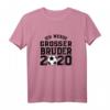 Kinder Ich werde Großer Bruder 2020 - Fußball Fan Geschenk T-Shirt für kleine Jungs, Babyshower, Weihnachten & Geburtstage