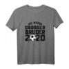 Kinder Ich werde Großer Bruder 2020 - Fußball Fan Geschenk T-Shirt für kleine Jungs, Babyshower, Weihnachten & Geburtstage