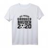 Kinder Ich werde Großer Bruder 2020 - Fußball Fan Geschenk T-Shirt für kleine Jungs, Babyshower, Weihnachten & Geburtstage