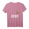 Damen Russia CCCP UdSSR Russland Fußball Trikot T-Shirt mit V-Ausschnitt - Nostalgischer Fanartikel für sowjetische Fußballfans
