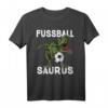 Fußball Dinosaurier 'FUSSBALLSAURUS' - Lustiges Fußball T-Shirt für Kinder, Nachwuchs & Fans