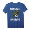 Fußball Dinosaurier 'FUSSBALLSAURUS' - Lustiges Fußball T-Shirt für Kinder, Nachwuchs & Fans