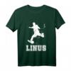 Kinder Fußball Sport Verein Name Linus T-Shirt – Personalisiertes Geschenk für fußballbegeisterte Jungen und Vereinsmitglieder