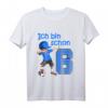 Kinder 6. Geburtstag Fußball T-Shirt für Jungen & Mädchen - Cooles Geburtstagsoutfit mit Dab Tanz Motiv & Fußball