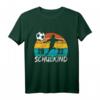 Kinder Einschulung Junge Fußball Schulkind 2023 - Lustiges Schulanfang T-Shirt mit Spruch für den ersten Schultag