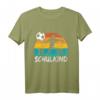 Kinder Einschulung Junge Fußball Schulkind 2023 - Lustiges Schulanfang T-Shirt mit Spruch für den ersten Schultag