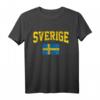 Schweden Fußball Souvenir Fan Geschenk T-Shirt mit schwedischer Flagge – Perfekt für Fans & Reisen 2020