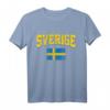 Schweden Fußball Souvenir Fan Geschenk T-Shirt mit schwedischer Flagge – Perfekt für Fans & Reisen 2020