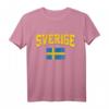 Schweden Fußball Souvenir Fan Geschenk T-Shirt mit schwedischer Flagge – Perfekt für Fans & Reisen 2020