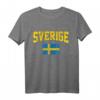 Schweden Fußball Souvenir Fan Geschenk T-Shirt mit schwedischer Flagge – Perfekt für Fans & Reisen 2020