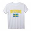 Schweden Fußball Souvenir Fan Geschenk T-Shirt mit schwedischer Flagge – Perfekt für Fans & Reisen 2020