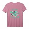 Kinder 4. Geburtstag T-Shirt mit Drache und Fußball – Lustiges Geschenk für Mädchen und Jungen zum Kindergeburtstag