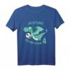 Kinder 4. Geburtstag T-Shirt mit Drache und Fußball – Lustiges Geschenk für Mädchen und Jungen zum Kindergeburtstag