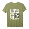 Fußball-T-Shirt für Kinder & Mädchen - Vintage & Herzschlag Design, perfekt für kleine Fußballfans