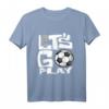 Fußball-T-Shirt für Kinder & Mädchen - Vintage & Herzschlag Design, perfekt für kleine Fußballfans