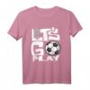 Fußball-T-Shirt für Kinder & Mädchen - Vintage & Herzschlag Design, perfekt für kleine Fußballfans