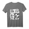 Fußball-T-Shirt für Kinder & Mädchen - Vintage & Herzschlag Design, perfekt für kleine Fußballfans