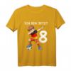 Kinder 8. Geburtstag Fußball Deutschland T-Shirt – Perfektes Geschenk für Jungen zum 8. Geburtstag, Fußball Fan Shirt