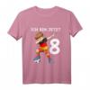 Kinder 8. Geburtstag Fußball Deutschland T-Shirt – Perfektes Geschenk für Jungen zum 8. Geburtstag, Fußball Fan Shirt