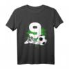 Kinder 9. Geburtstag Junge - Fußball T-Shirt für den Geburtstag, Party & Fußballfans, cooles Outfit für 9-Jährige