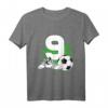 Kinder 9. Geburtstag Junge - Fußball T-Shirt für den Geburtstag, Party & Fußballfans, cooles Outfit für 9-Jährige