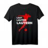 Fußball HapMonkey T-Shirt - Kaiserslautern Rote Rasen Verein Fan-Outfit, Geschenk für Fußballbegeisterte