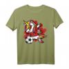 Dabbing Einhorn Marokko Fußball Fans Trikot - Stolzes marokkanisches Fußball-T-Shirt für Kinder, Trainer & Fans