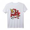Dabbing Einhorn Marokko Fußball Fans Trikot - Stolzes marokkanisches Fußball-T-Shirt für Kinder, Trainer & Fans