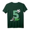 Kinder Geburtstagsshirt 5 Jahre Fußball T-Shirt - Perfekt für den Geburtstag, Fußballtraining & Schule für kleine Fußballfans