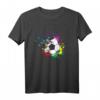 Bunter Splash Fußball T-Shirt – Perfektes Geschenk für Fußballspieler, Fans und Turnierteilnehmer