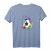 Bunter Splash Fußball T-Shirt – Perfektes Geschenk für Fußballspieler, Fans und Turnierteilnehmer