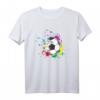 Bunter Splash Fußball T-Shirt – Perfektes Geschenk für Fußballspieler, Fans und Turnierteilnehmer